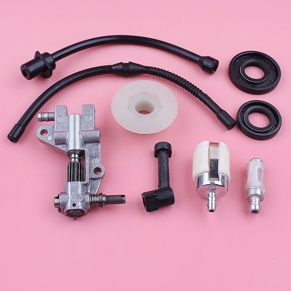 Heizöl Filter Linie Pumpe Wurm Getriebe Dichtung Für Chinesische 4500 5200 5800 45cc 52cc 58cc Kettensäge Werkzeug Ersetzen Ersatz teil