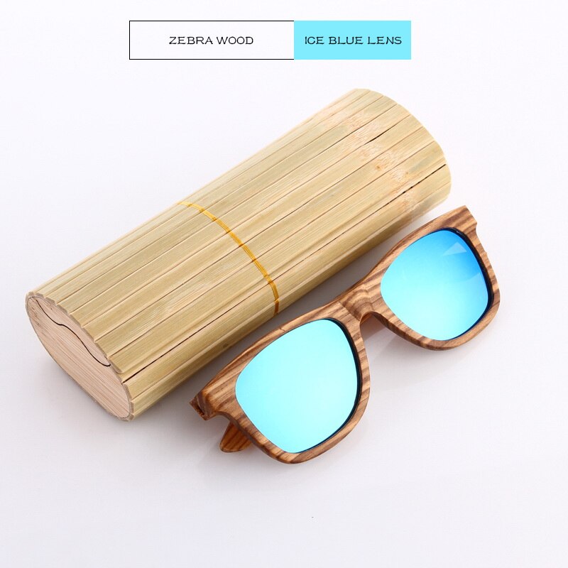 EZREAL Real Top Bamboe Hout Houten Zonnebril Gepolariseerde Handgemaakte Hout Mens Sunglass Zonnebril Mannen Gafas Oculos De Sol Madera: 3