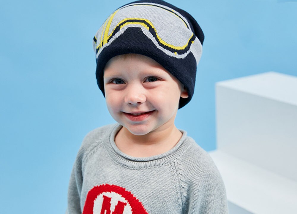 Tou-Baby Jongens Winter Warme Pluche Hoed Kids Herfst Haak Hoeden Kind Leuke Ventilatie Hoofddeksels Jaar Cadeau stijl