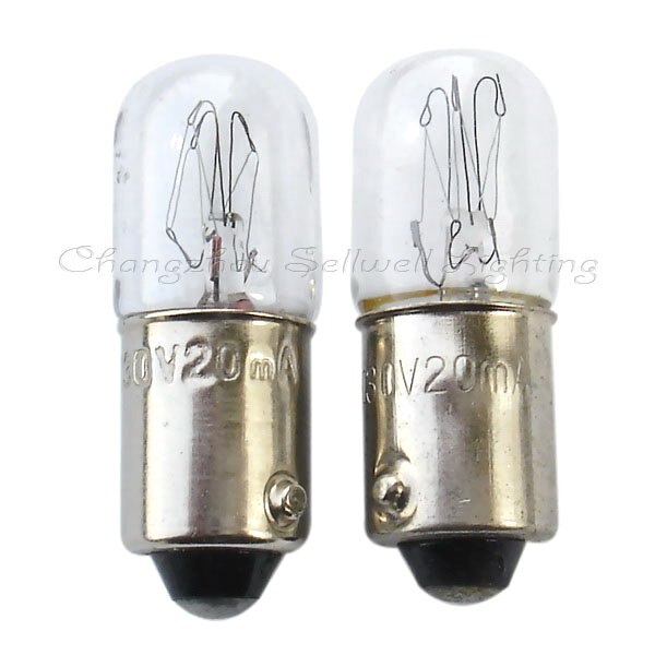 Ba9s T10x28 130v 20ma Miniature Lamp Light Bulb A116