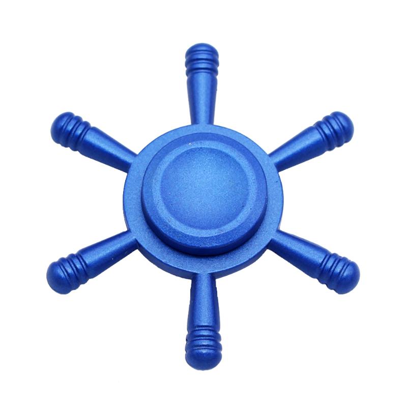 Bambini Autism Punta Delle Dita Giroscopio Rotazione A Mano Spinner In Lega di Alluminio con LED di Giocattoli Per Bambini Fidget Spinner Alleviare Lo Stress Toy Boy: 18