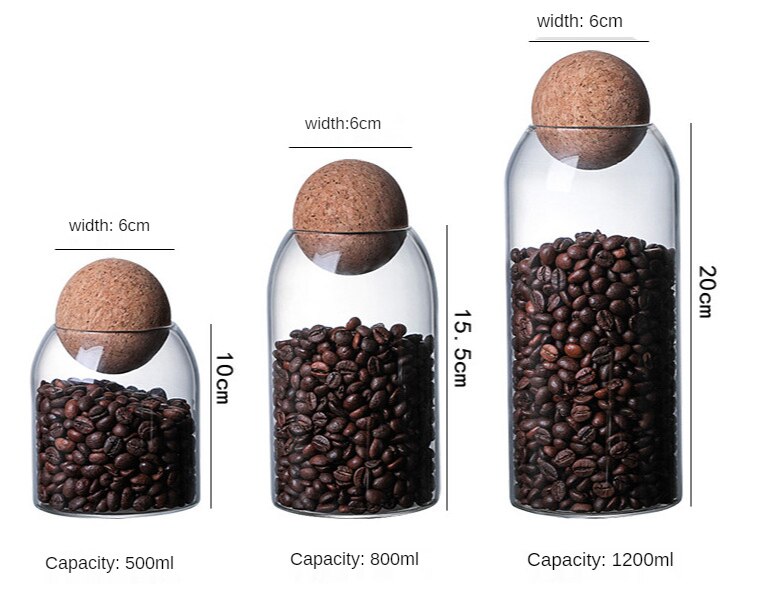 Hamer Glas, Bamboe En Hout Dressing Box Set Voor Huishoudelijke Keuken Zout Pot Kruiden Fles Container Set: Storage tank Set