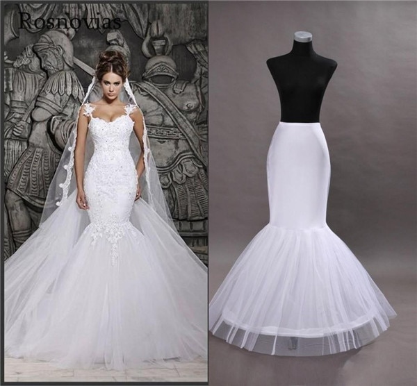 Enaguas de sirena con volantes, miriñaque de novia para vestidos de boda, accesorios de boda