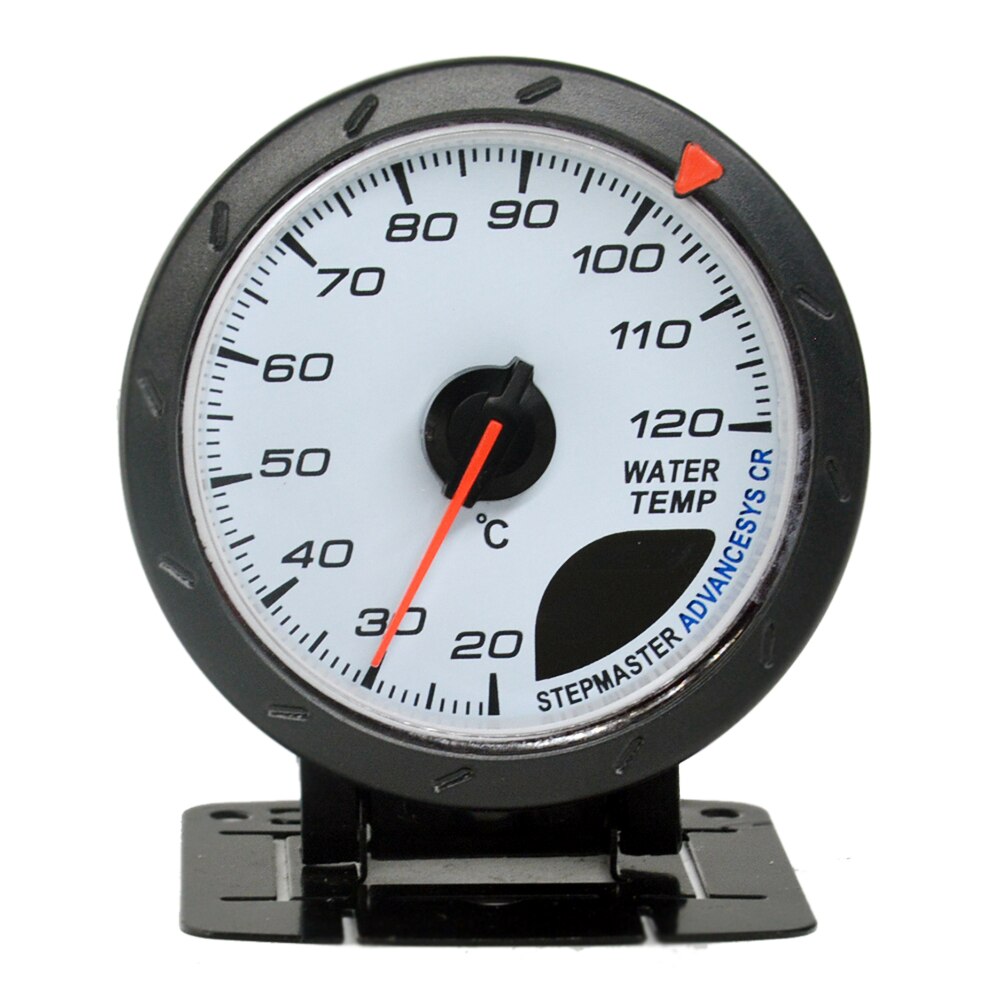 Dragon 60MM Auto Car Water Temp Gauges Whire Face Stepping Motor 20-120 Celsius Temperature Meter