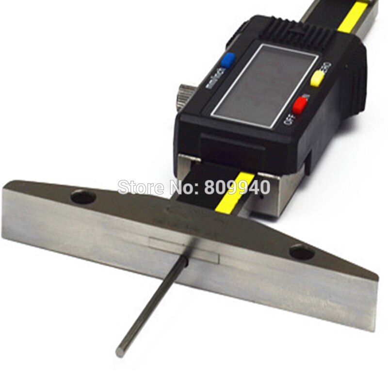 0-50mm 0-100mm 0-150mm 0.01mm Digital Depth Gauge with Slim Rod Electronic Tire Tread Depth Gauge Thin Rod Caliper