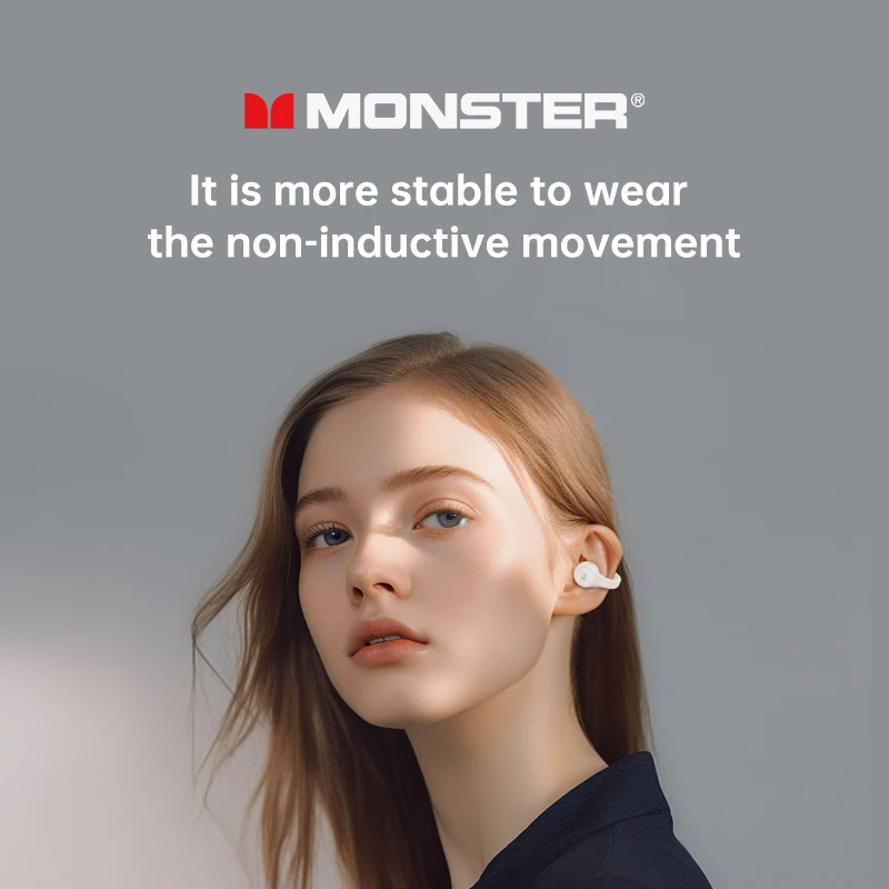 Oryginalny potwór XKT21 Bluetooth V5.3 słuchawki do muzyki słuchawki czysty głos połączenia krótki czas oczekiwania zestaw słuchawkowy z redukcją szumów z mikrofonem