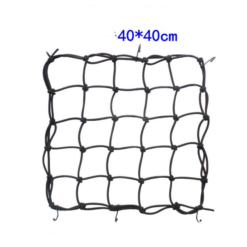 30*30 cm/40*40 cm schwer-Pflicht Elastische Motorrad Gepäck Netz Helm Halfter Panzer Gittergewebe verstellbare Haken: Blau