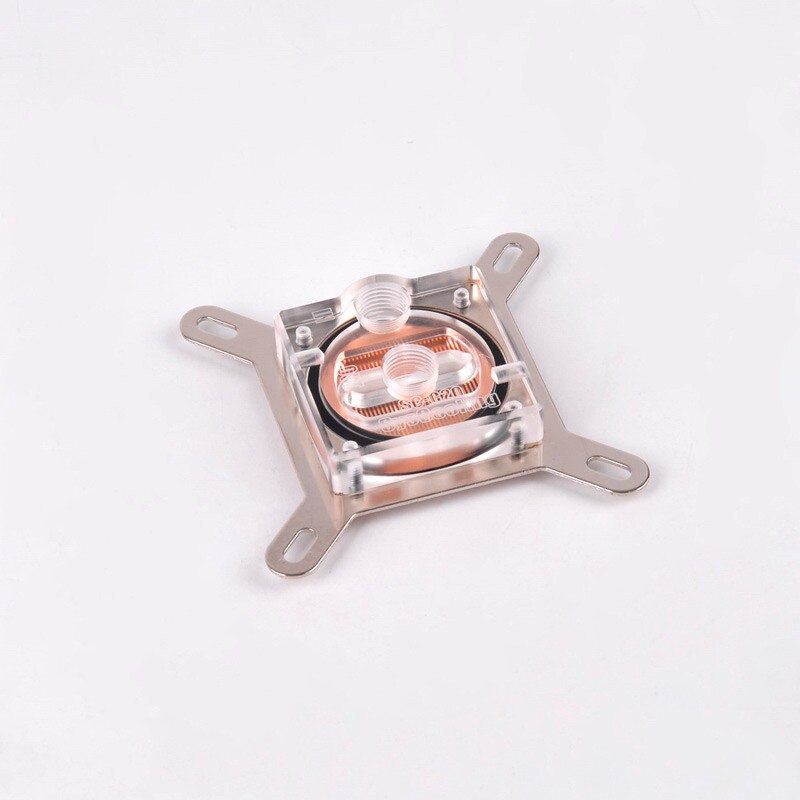 CPU Water Cooling Radiator Block use for INTEL LGA1150 1151 1155 1156 X99 Transparent with RGB Liquid Cooling System