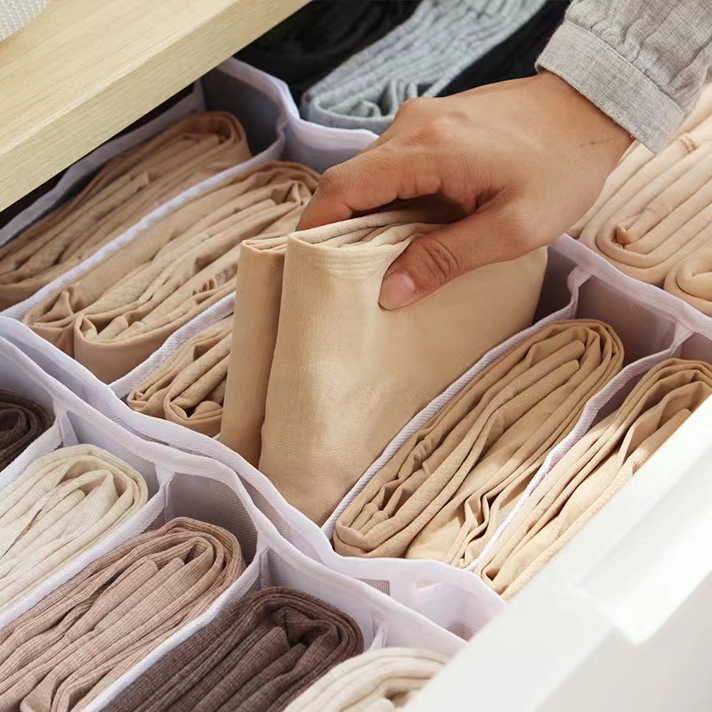 Organisateur de stockage de sous-vêtements pour la maison, organisateur pour Leggings, Jeans et collants, diviseur pratique, boîte de rangement de tiroir