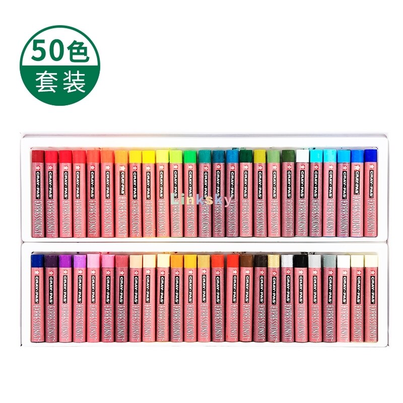 Sakura Cray-Pas Expressionistische Diverse Kleur Olie Pastel Set Xlp, 12,16,25,36,50 Kleur, ideaal Voor Alle Kunstenaar, Glad En Te Gebruiken: 50 XLP-50