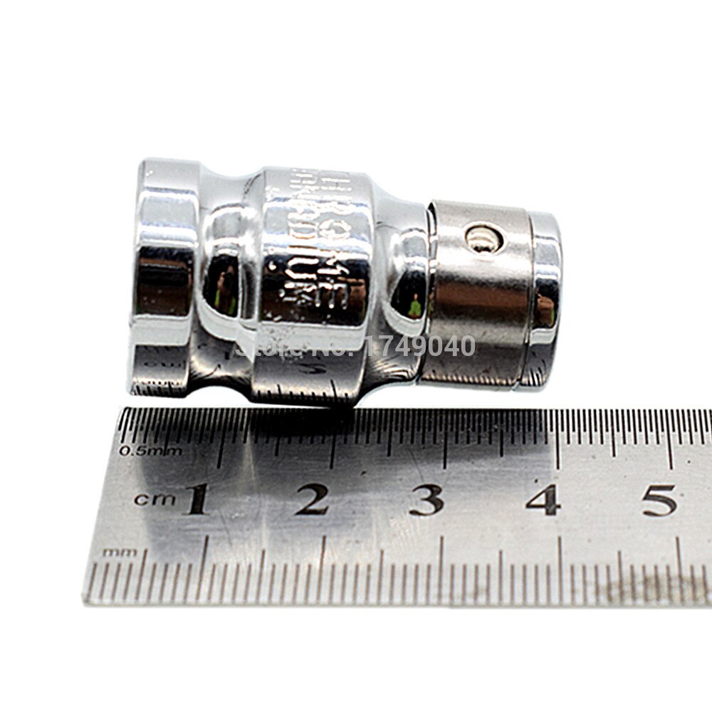 Sokkeldrevomformer 1/2 "firkantet drev  to 8mm sekskantadapter hurtig frigivelse slagnøgle skruetrækker bitsholderkonvertering