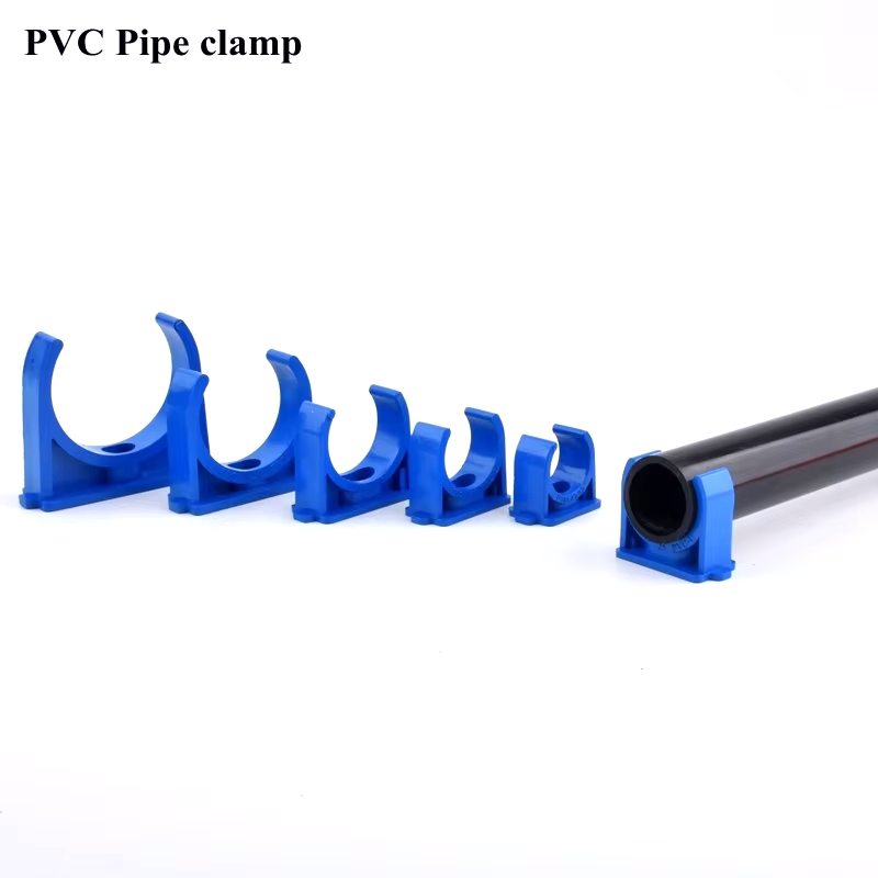 2~20 pcs 20-50mm PVC Pipe Clamp Garden Watering Irrigation Water Tube U Brace Retainer Aquarium Fish Tank Pipe Clip Fixing Joint