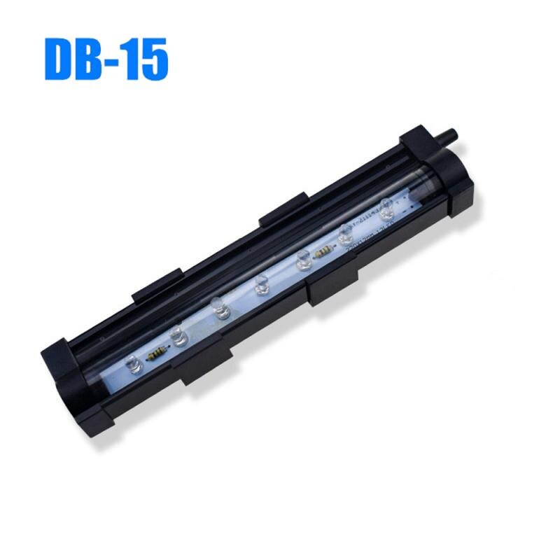 Fita de luz led para aquário, lâmpada à prova d&#39;água para tanque de peixes, 15/26/36cm, tomada ue/eua: DB-15 EU
