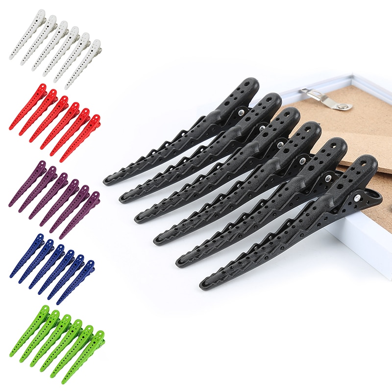 6coclor Plastic Duck Mouth Hairdresser Hair Clip Salon Hair Clamps Hairdressing Pro Section Hair Clips Hair Styling Accessories