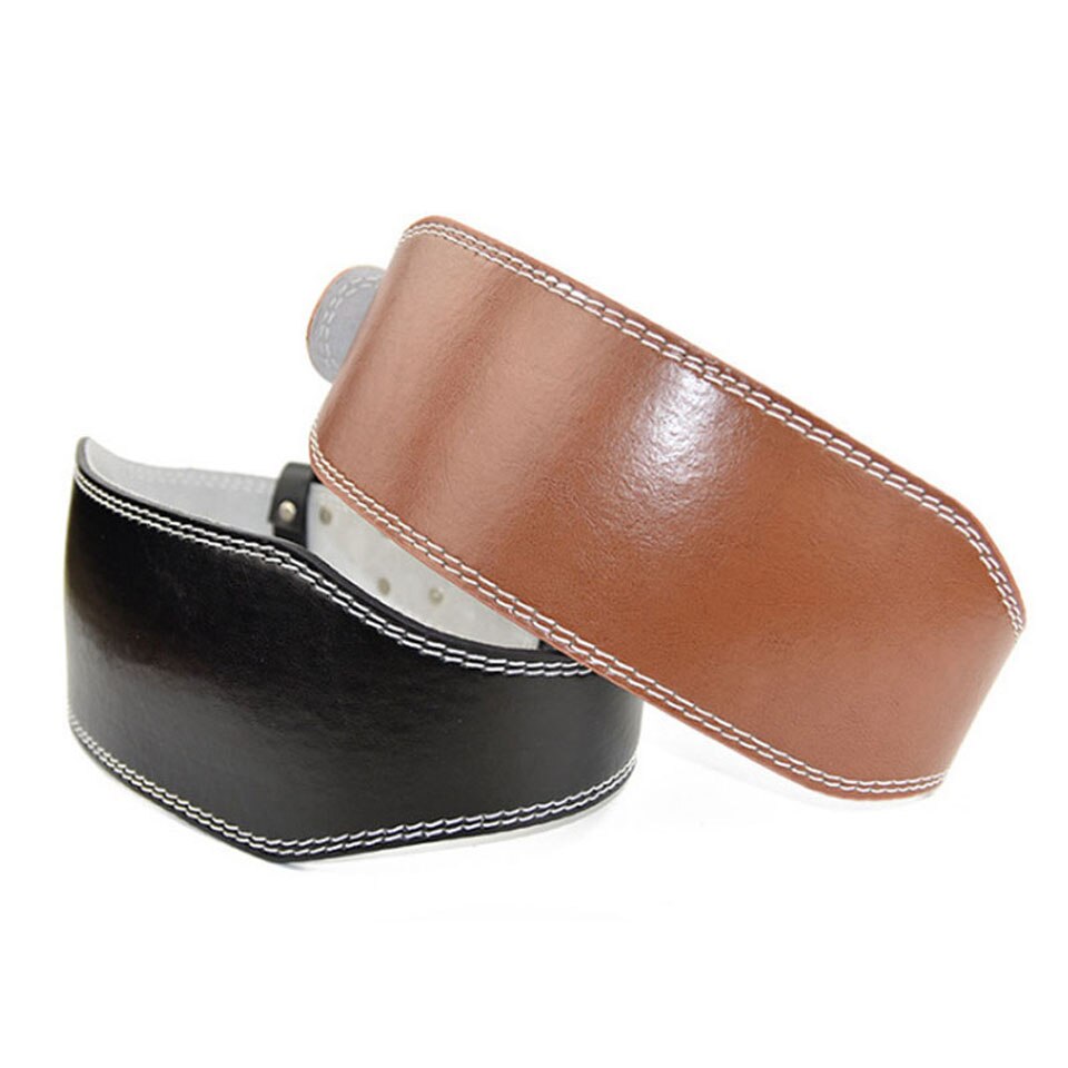 Gobygo Lederen Gewichtheffen Riem Power Gym Fitness Crossifit Training Gewichtheffen Riem Halter Barbell Taille Ondersteuning