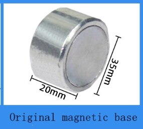 Lampe Led industrielle CNC étanche, 10W, pour machine à coudre/fraiseuse, lampe de travail, bras Long flexible, Base magnétique: Round magnetic 24V