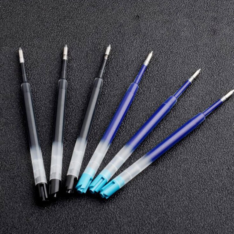 10Pc 98mm Blue ink Refills BLACK 424 Ballpoint Pen Stationery Student Office School Supplies