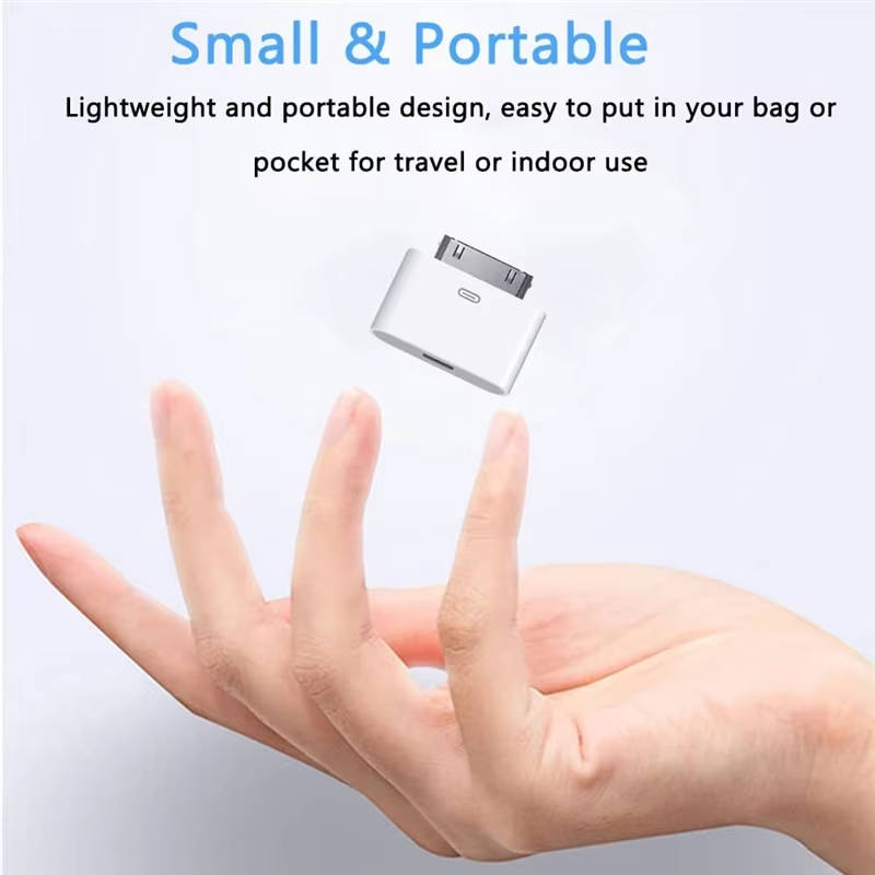 8Pin Stecker auf 30 Pin Buchse Lade Sync Beleuchtung auf 30Pin Adapter für IPhone 4 4S IPad 2 3 IPod Touch Ladegerät Kabel Konverter