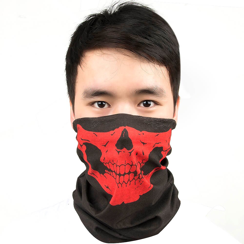 Motorcykel skalle ansiktsmask halsduk skida snowboard cykel skoter ansiktsskydd hjälm hals varm utomhus motorcykel cykel mask