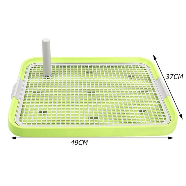 30 Dog Toilet Potty Pet Toilet for Dogs Cat Puppy Litter Tray Training Toilet Easy to Clean Pet Product For Indoor Outdoor: Green