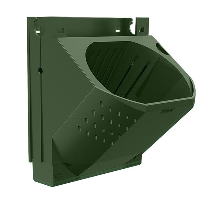 Self Watering Flower Pot Stackable Wall Planter Garden Plastic Wall Plants tool Home Vertical Hanging Pot Pots Succulents B D5Y9: Default Title