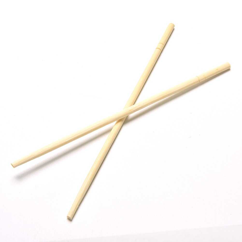 Palillos chinos desechables de madera, de bambú, Hashi, envueltos individualmente, 40 pares