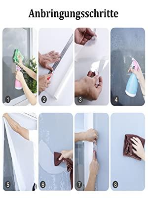 3D Flower Pattern Frosted Window Glass Film Self-adhesive Protective Film For Home Decoration