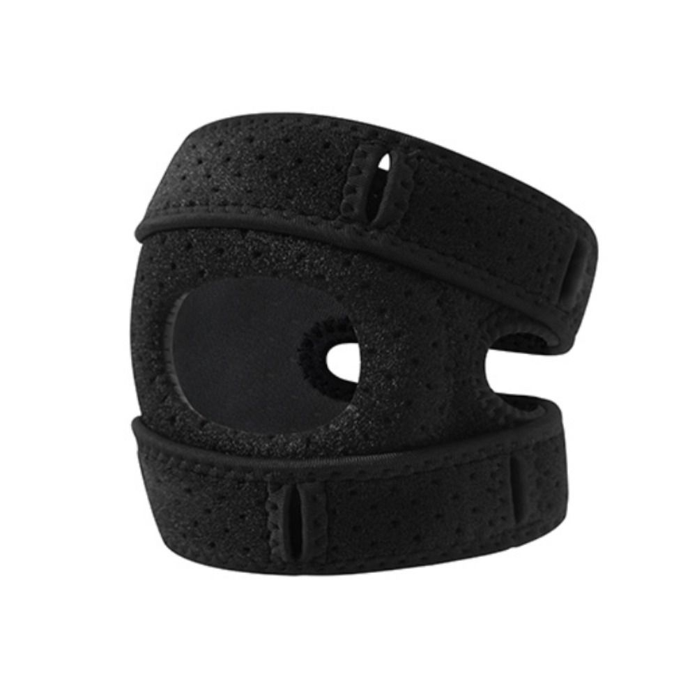 Patella Protector Patella Knee Brace Adjustable Soft Patella Protect Band Damping Comfortable Sports Knee Brace: XXS / WHITE