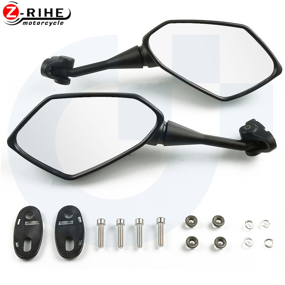 Motorcycle Bike Rearview Mirror Side Mirror Black For Suzuki GSXR GSX-R 750 1000 K1 K3 K4 K5 K6 K7 K8 K9 GSX bandit 1200 SV 650