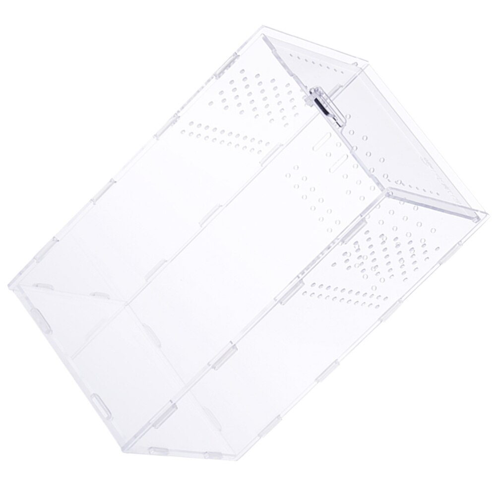 1Pc Reptile Breeding Box Acrylic Box Insect Feeding Box Insect Nest for Creeper Insect