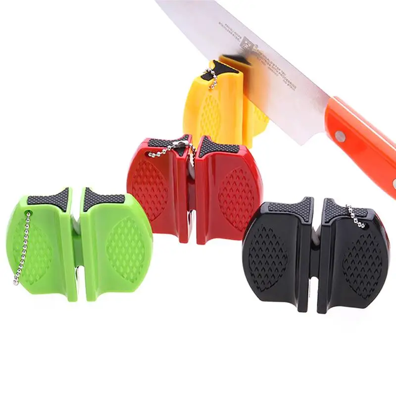 NEUE Mini Keramik Stange Messer Spitzer Zweistufige Wolfram Tragbare Schmetterling Typ Schleifstein Spitzer Schärfen Messer Stein