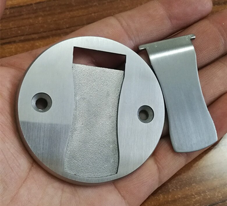 Gießen SUS304 Edelstahl Magnet Türstopper Magnetische Tür Toilettenpapierhalter Glastür Versteckte Türstopper