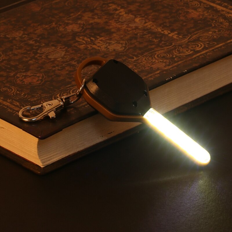Led ficklampa mini nyckel lampa nyckelring ficklampa ljus leksak bärbara kompakta ljusa leksaker
