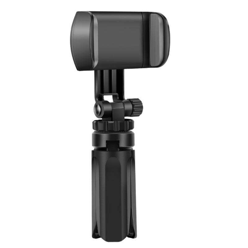 Taitettava puhelinjalustateline kannettava kolmijalka 360 ° kääntyvä puhelinteline gopro iphonelle samsung xiaomi huawei puhelin: Harmaa