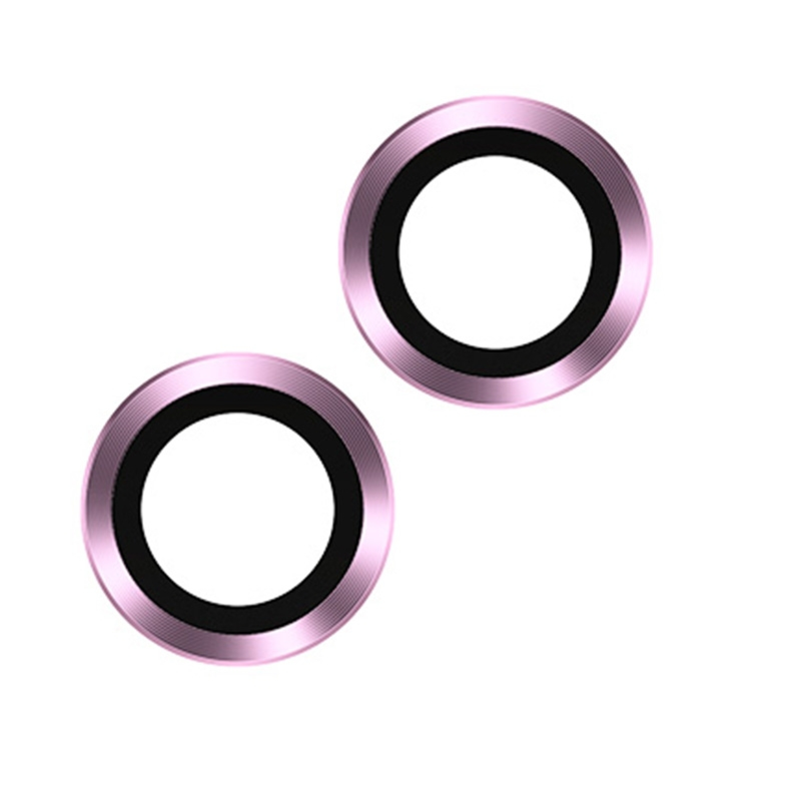 TOTUDESIGN AB-061 Golden Shield Series Metal Frame Camera Lens Film For iPhone 13 mini / 13: Roze