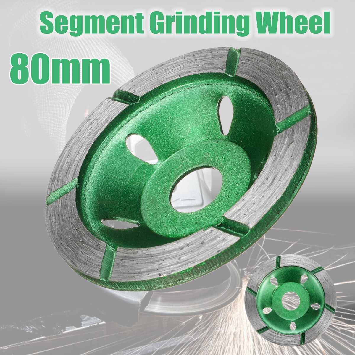 80Mm/3.15Inch Segment Slijpschijf Diamant Slijpschijf Slijpen Cup Beton Graniet Steen Keramiek Gereedschap