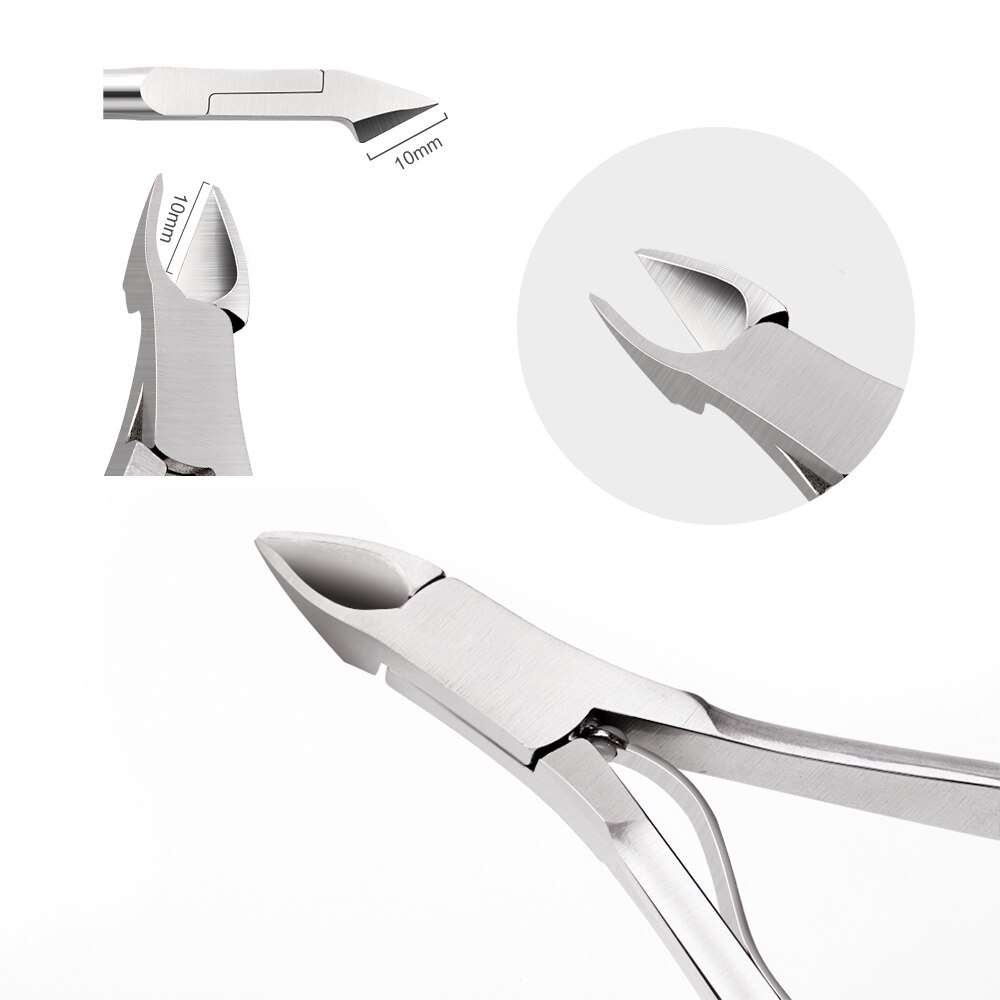 Edelstahl Häutchen Nagel Drücker Nagel Dreieck Häutchen Pusher Schäler Nagellack Häutchen Entferner Werkzeuge für Fingernagel