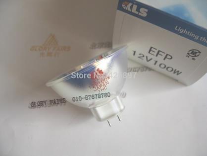 2pcs/lot,KLS EFP 12V 100W JAPAN halogen dichroic lamp,12V100W MR16 specular projector bulb
