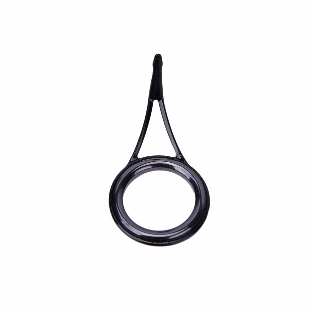 8 sztuk 8 rozmiar przelotka wędkarska ze stali nierdzewnej i ceramiczne Wskazówka szczyt pierścień koło zestaw robić naprawy wędki zestaw akcesoria wędkarskie 6 #-30 #