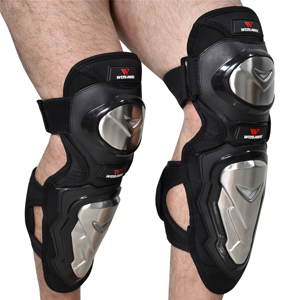 GHOST RACING Knee Protector Motocross Knee Guard Sports Skateboard Ski Knee Protector Protective Gear Motorcycle Riding Kneepads: ML306