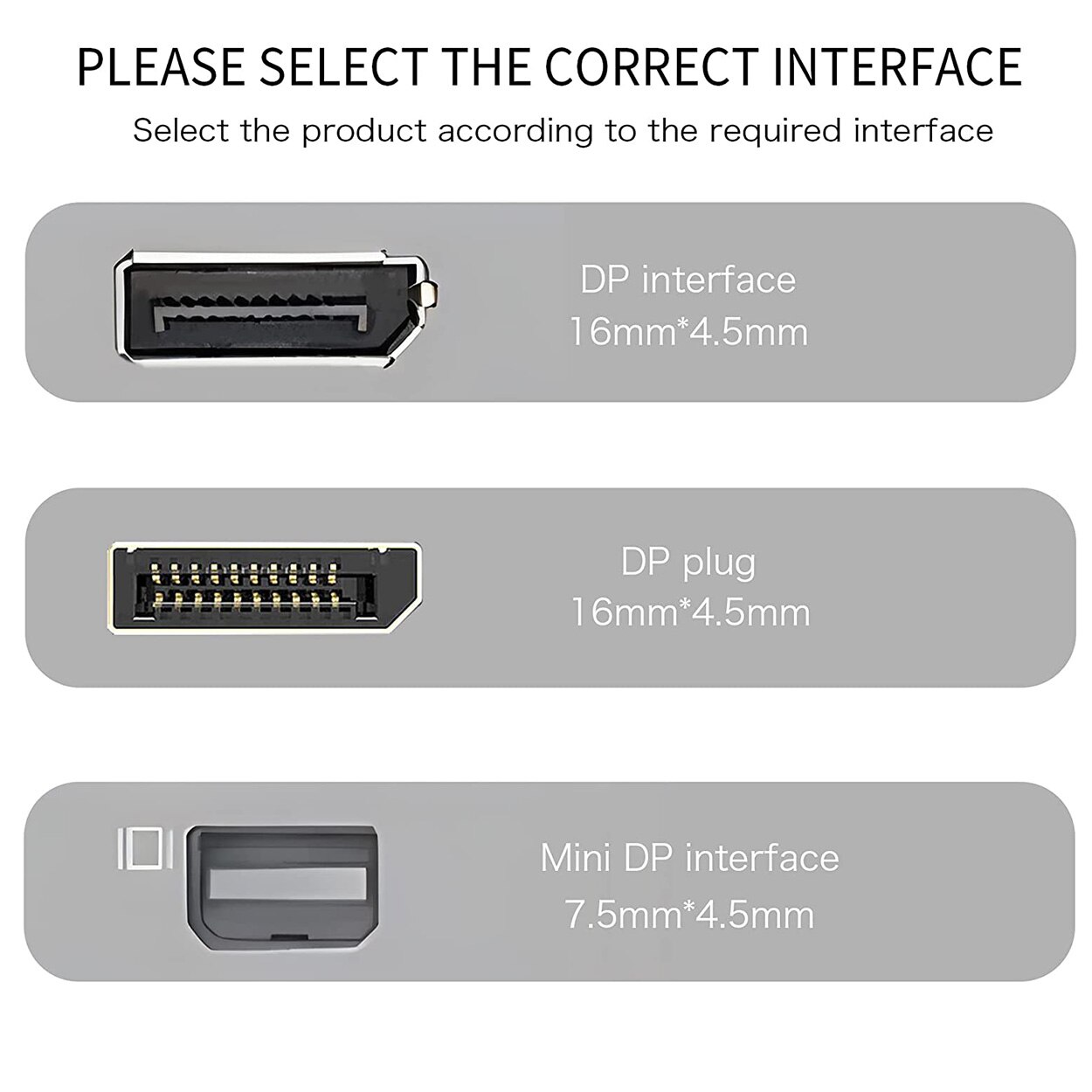 Adaptador Displayport 8K DP hembra a DP hembra conector convertidor acoplador de extensión DP 1,4 para transferencia de extensión de Cable DP