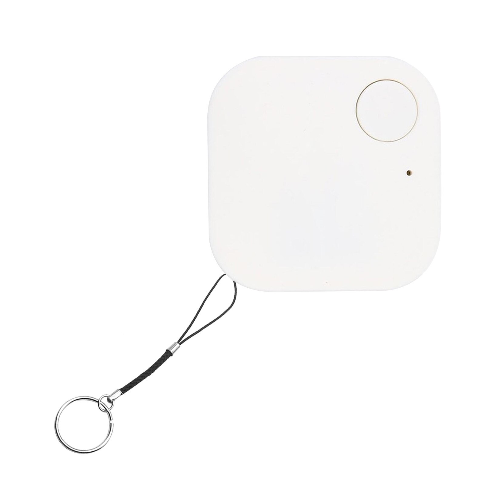 Mini sporingsenhed kat hund kæledyr tracker placering vandtæt anti-tabt smart aktivitet trackers bluetooth nøgle finder gps locator: Hvid