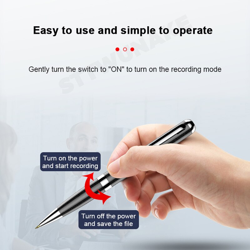 Sttwunake Voice Recorder Mini Pen Opname Dictaphon... Grandado