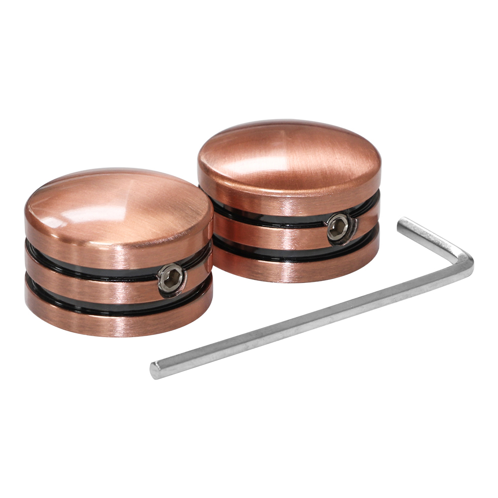 Cubierta de tuerca de perno de cabeza de corona de bujía de motocicleta, cubierta superior de motor para Harley Twin Cam Touring Dyna Sportster XL 883 Softail: Beige