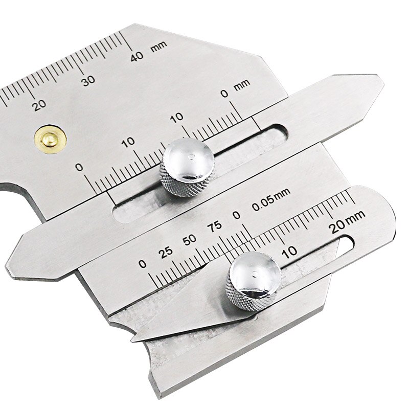 Calibro di saldatura misuratore di righello calibro di saldatura altezza del tallone saldatura cucitura spacco misura saldatura ispezione righello