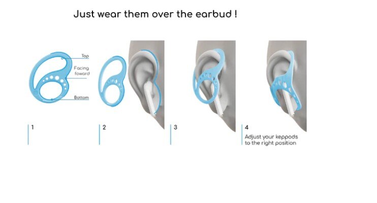 Keepods Keeps Your Earbuds Secure, No Matter The Activity