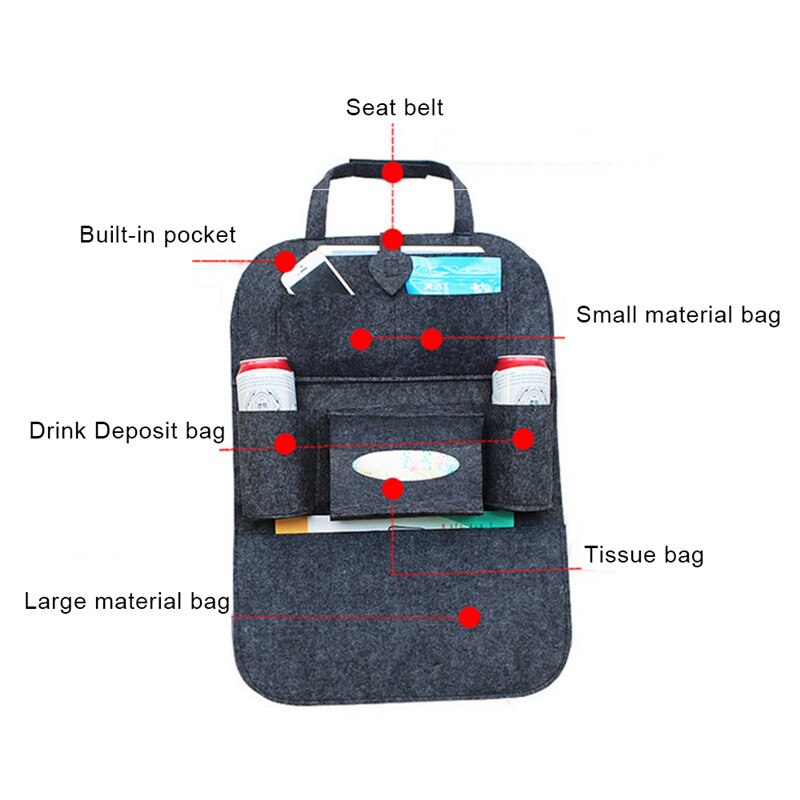 1PC Car Auto Seat Back Storage Bag organizer in the car for child Car Interior Protector Cover Children Kick Mat Car accessory