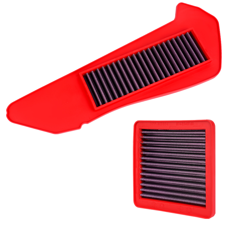 Filtro de aire de modificación y mantenimiento de motocicletas.: Rojo