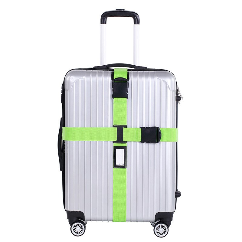 1 Pcs Luggage Binding Belt Adjustable Luggage Suitcase Cross Strap Belt With Lock Rope Band Travel Accessories