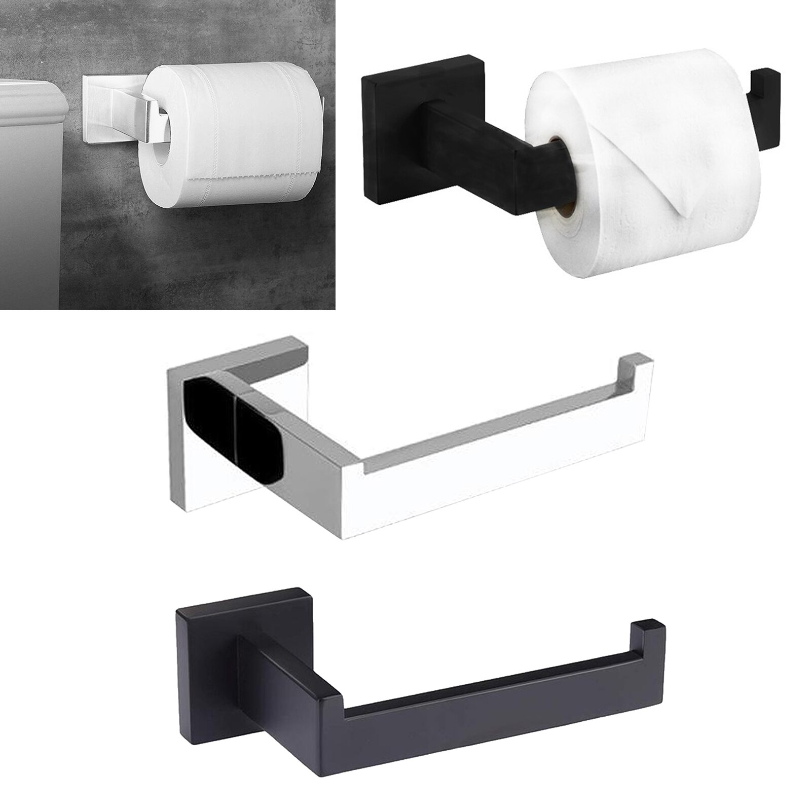 Toilet Paper Roll Holder Dispenser 304 Stainless Steel Bathroom Rustproof